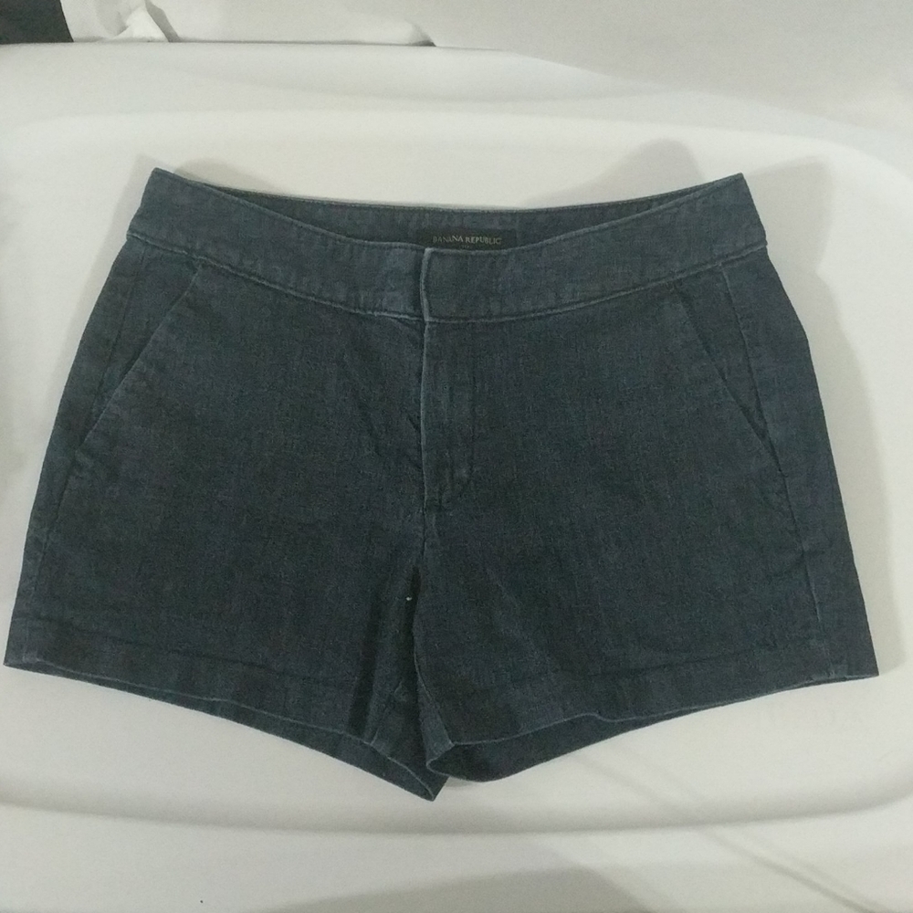 Banana Republic Factory Hampton Fit Dark Wash Denim Shorts - size 0/25
